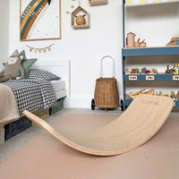 Plain Playmat Set in Soft Beige