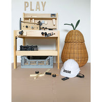 Plain Playmat Set in Soft Beige