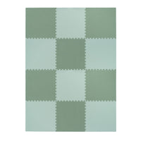 Plain Playmat Set in Sage + Mint