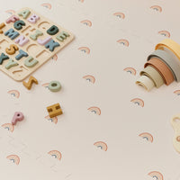 Rainbow Playmat Set in Cream