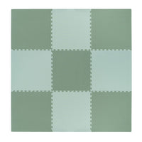 Plain Playmat Set in Sage + Mint
