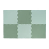 Plain Playmat Set in Sage + Mint