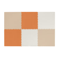 Plain Playmat Set in Burnt Ochre