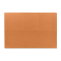 gus + beau rectangular copper orange EVA foam playmat for babies.