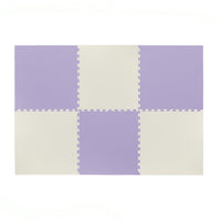 Plain Playmat Set in Lilac + Cream