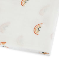 Baby Muslin Blanket in Rainbows