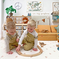 Rainbow Playmat Set in Cream