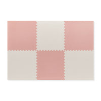 Plain Playmat Set in Rose + Cream