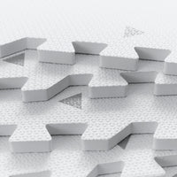 Premium Baby Playmat in White Triangle Design