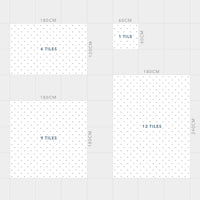 Triangle Playmat Set in White