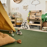 Plain Playmat Set in Forest Green