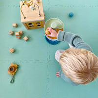 Plain Playmat Set in Soft Mint