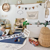 Plain Playmat Set in Navy