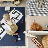 Plain Playmat Set in Navy